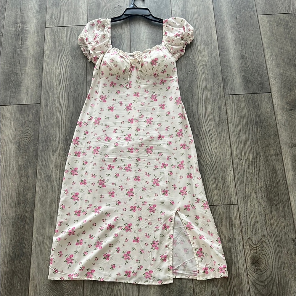 Floral Puff Sleeve Dress